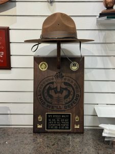 Drill Sergeant Hat Wall Mount