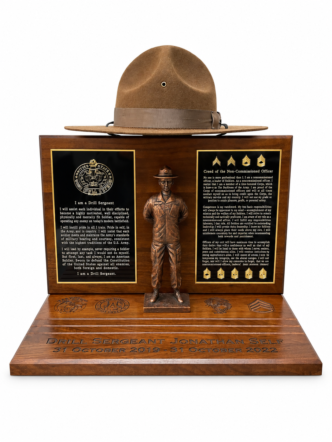 Drill Sergeant Hat Stand